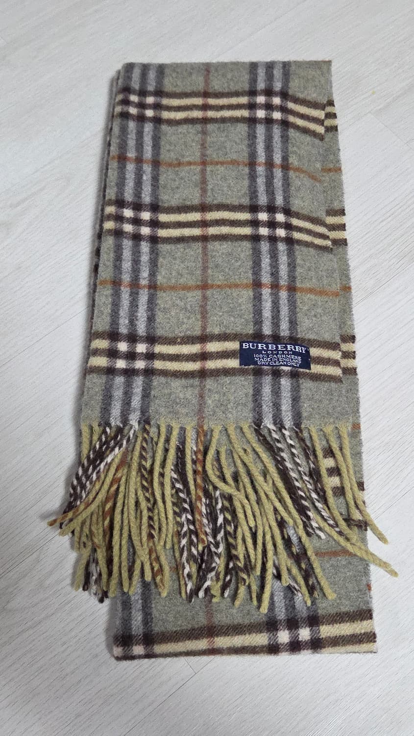 (착샷) 버버리 캐시미어 머플러 노바체크 상품이미지6
