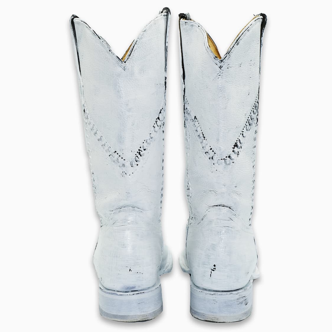 루델(RUDEL) 핸드 페인팅 웨스턴 레더 부츠 6.5E(255) BT 상품이미지4