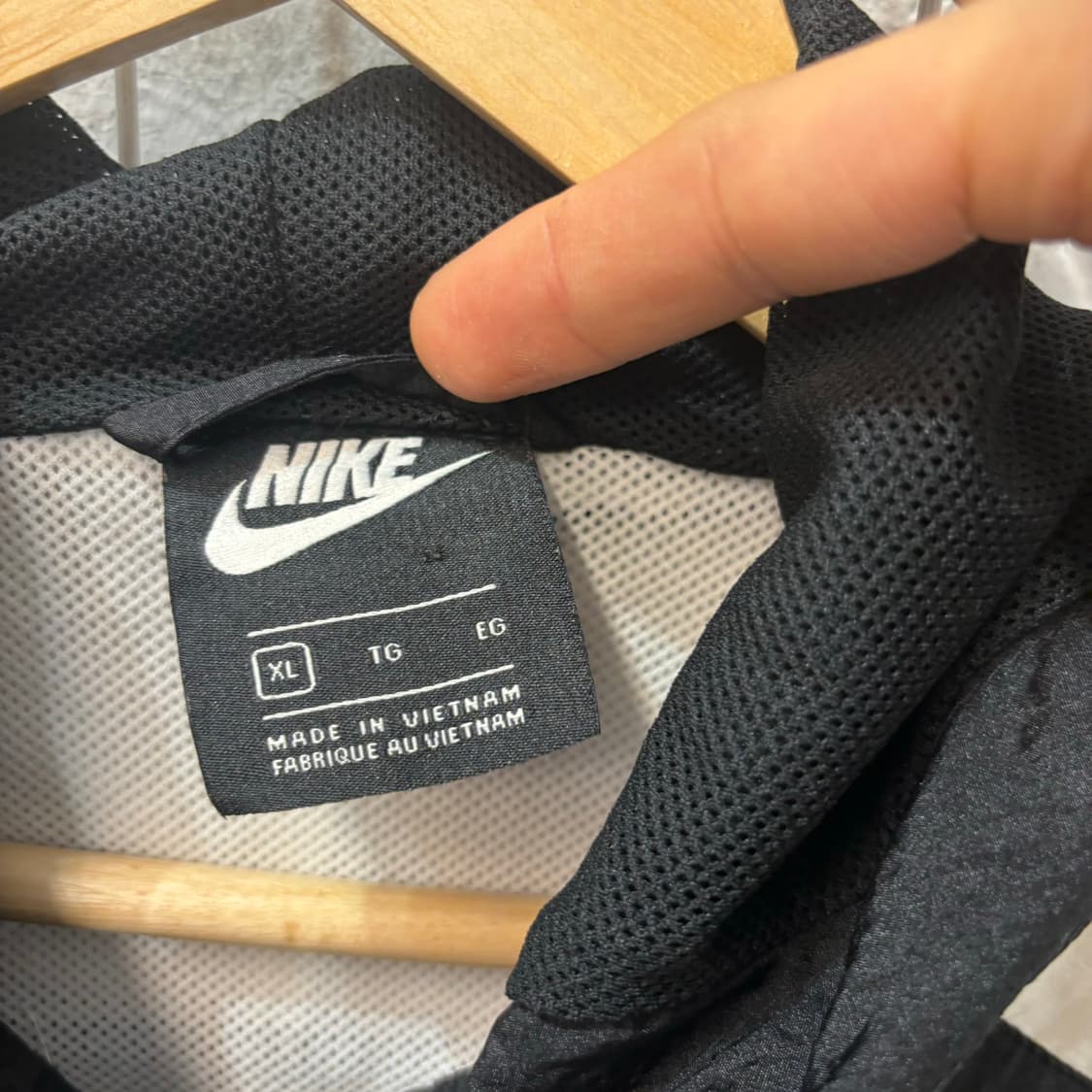 나이키 빅 스우시 우븐 바람막이 자켓 XL 상품이미지5