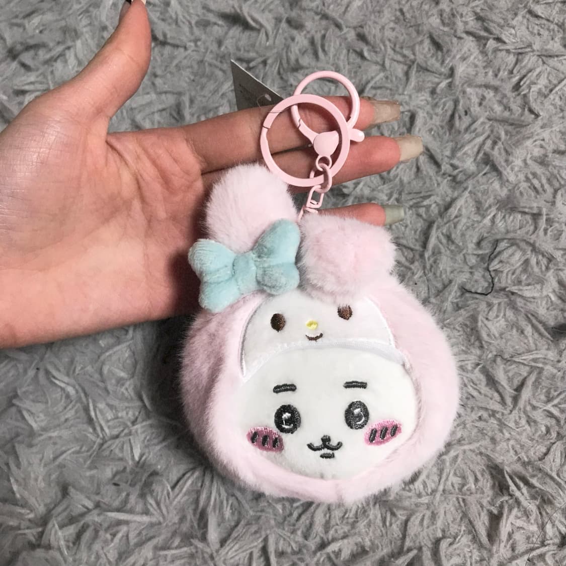 새상품 먼작귀 산리오 마이멜로디 치이카와 하치와레 우사기 동전지갑 키링 상품이미지3