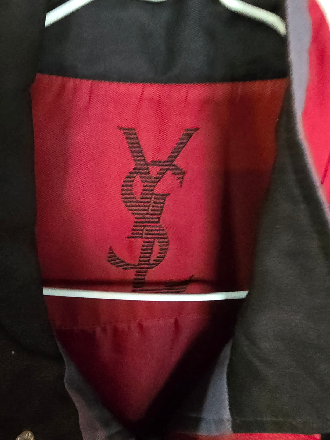 입생로랑 빈티지 레드 컬러 바람막이 자켓 상품이미지4