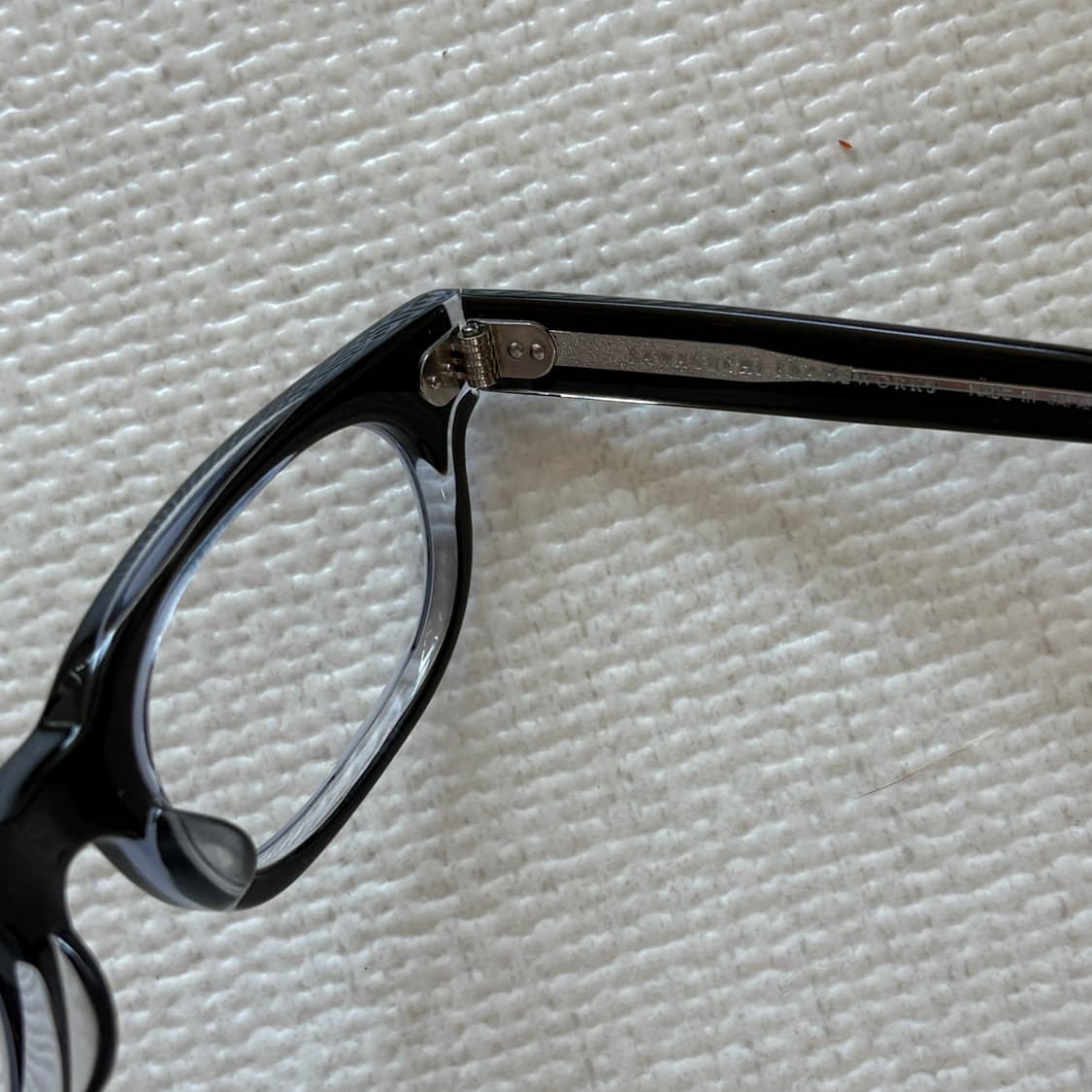라시트포 사와구치 5주년 블랙 클리어 안경 상품이미지2