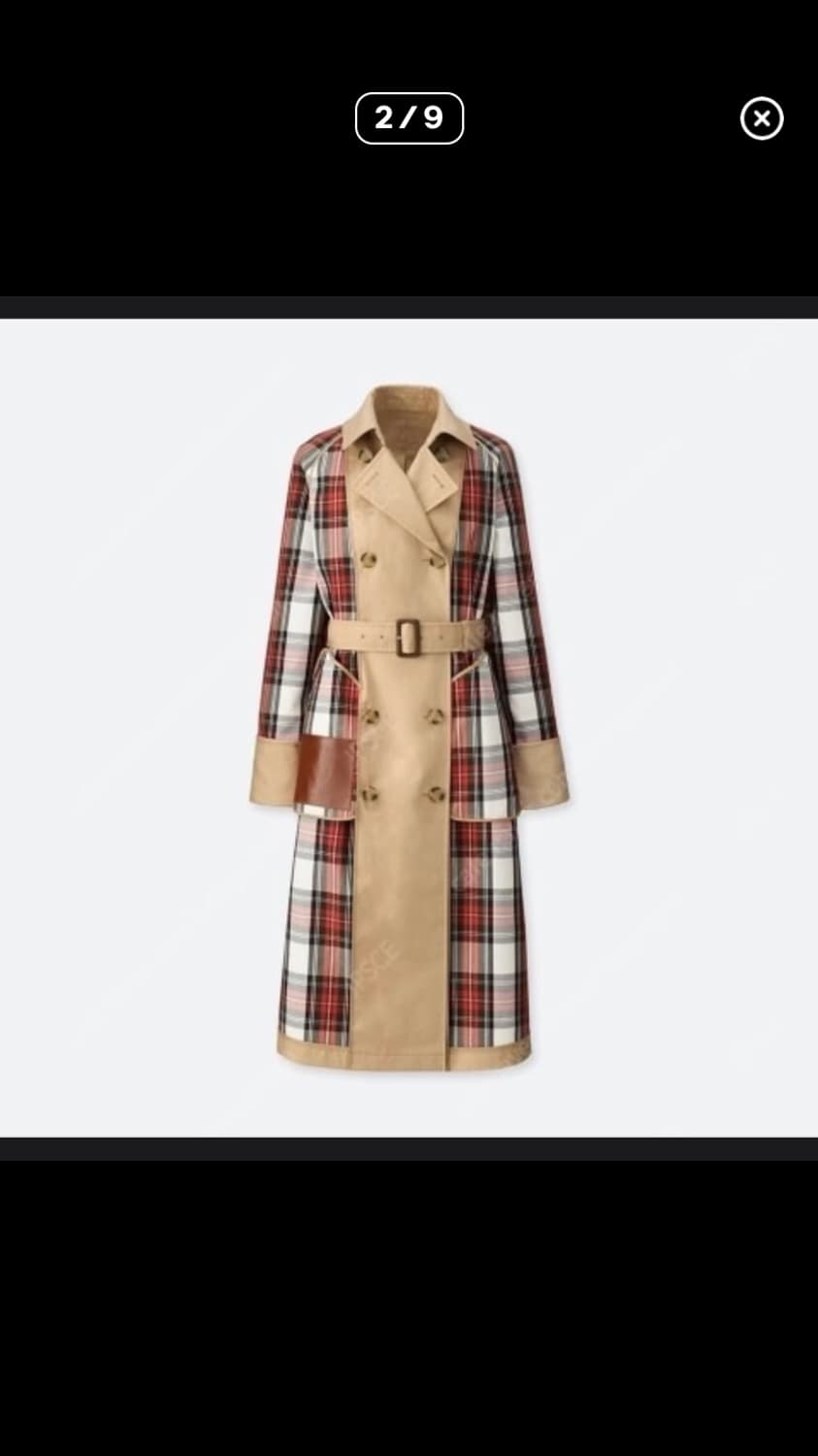 유니클로  X  jw앤더슨 트렌치코트 상품이미지6