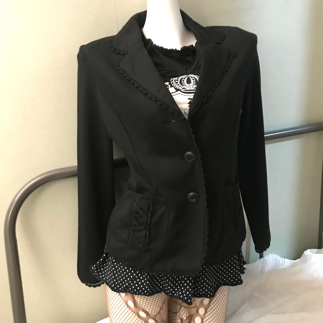 AXES FEMME 엑시즈팜 갸루 고스로리 레이스 자켓 상품이미지1