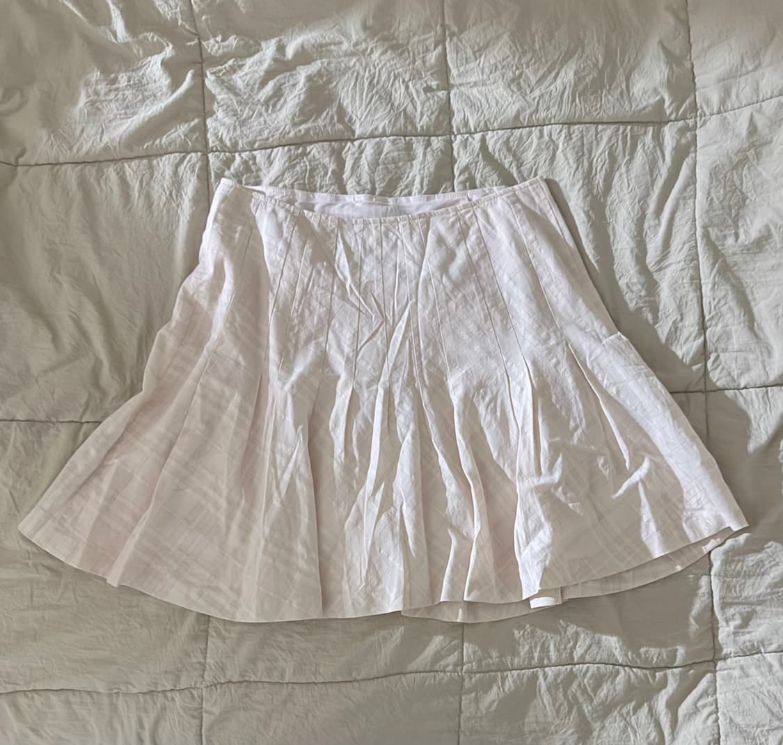 버버리 블루라벨 핑크 체크 연분홍 플리츠 스커트 딸기우유 히메갸루 상품이미지1