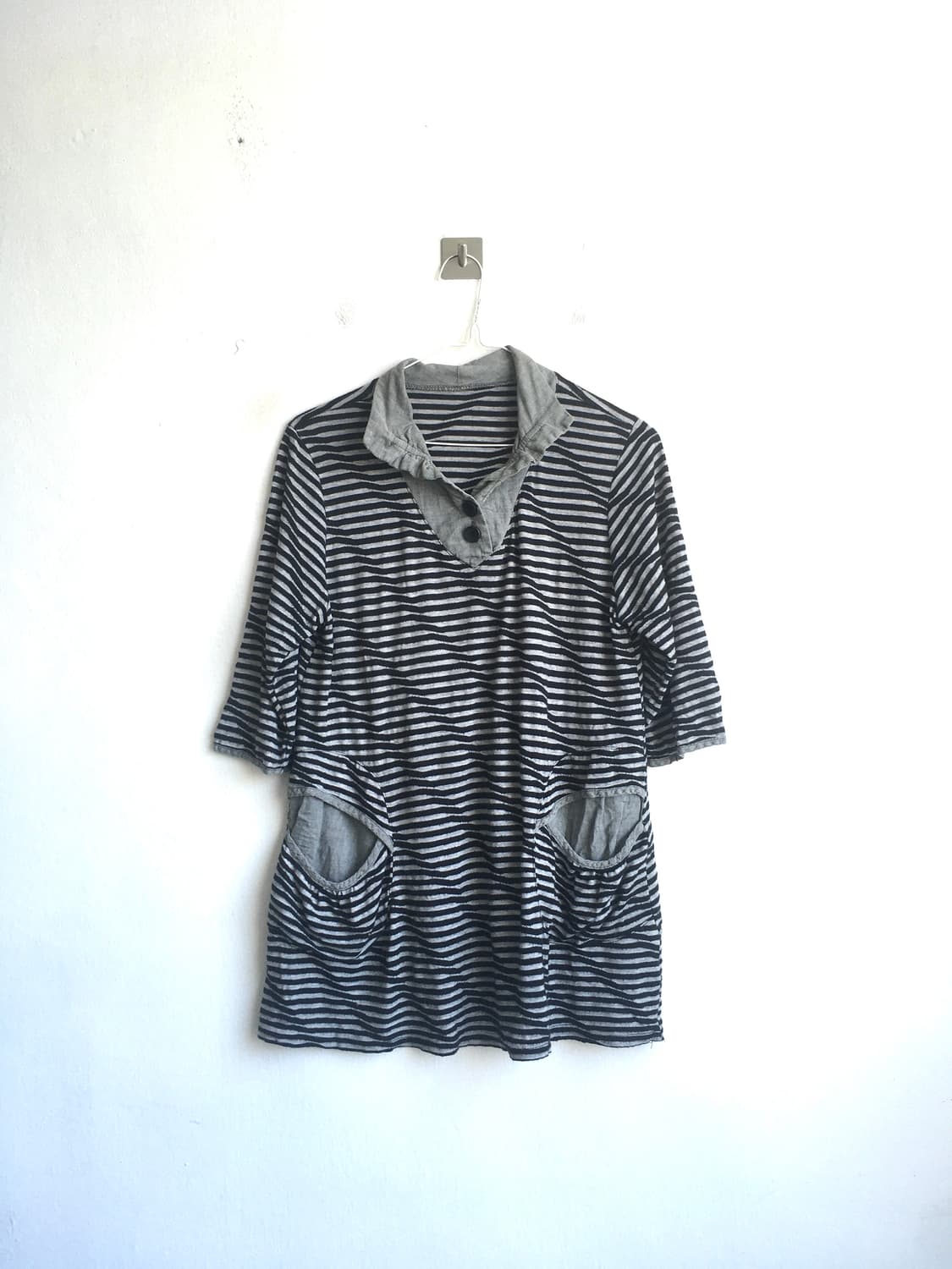jpn vintage stripe cargo pocket t shirt 상품이미지5
