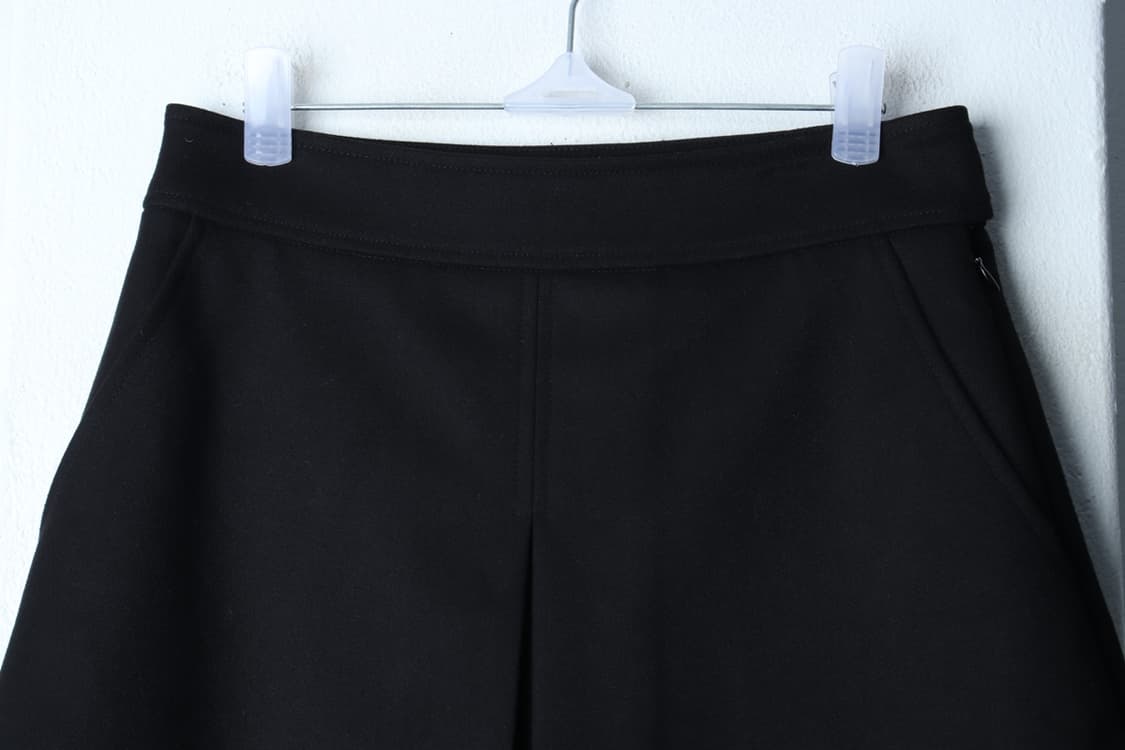 W(M) 르 스커트 치마 A라인 블랙 단정-P9908 상품이미지3