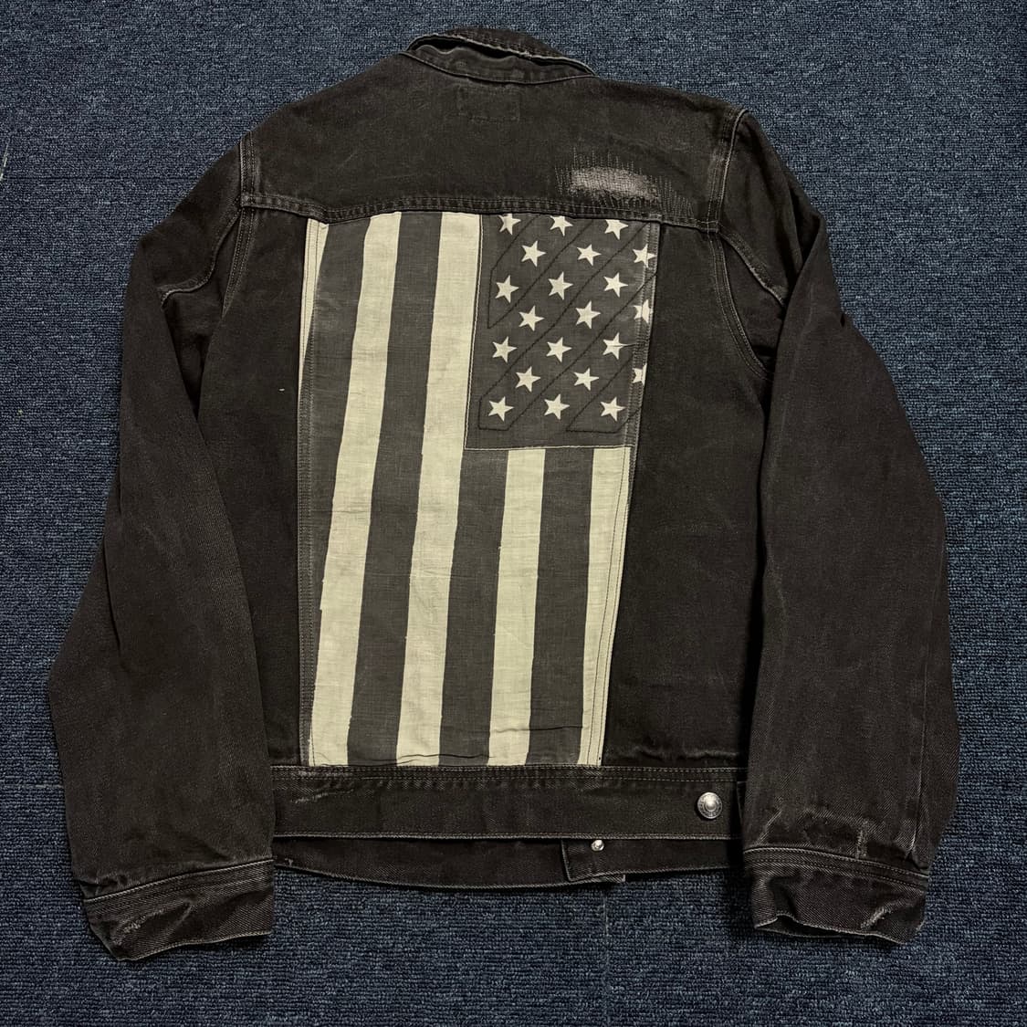 폴로 랄프로렌 성조기 블랙 데님 자켓 상품이미지6