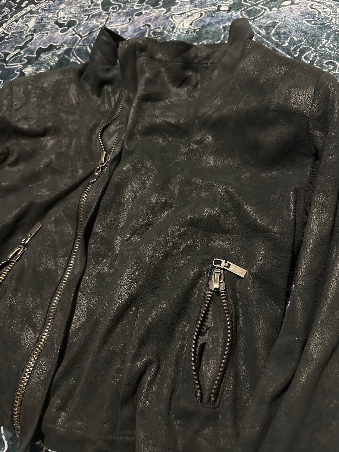 Vintage Highneck short cardigan 상품이미지5