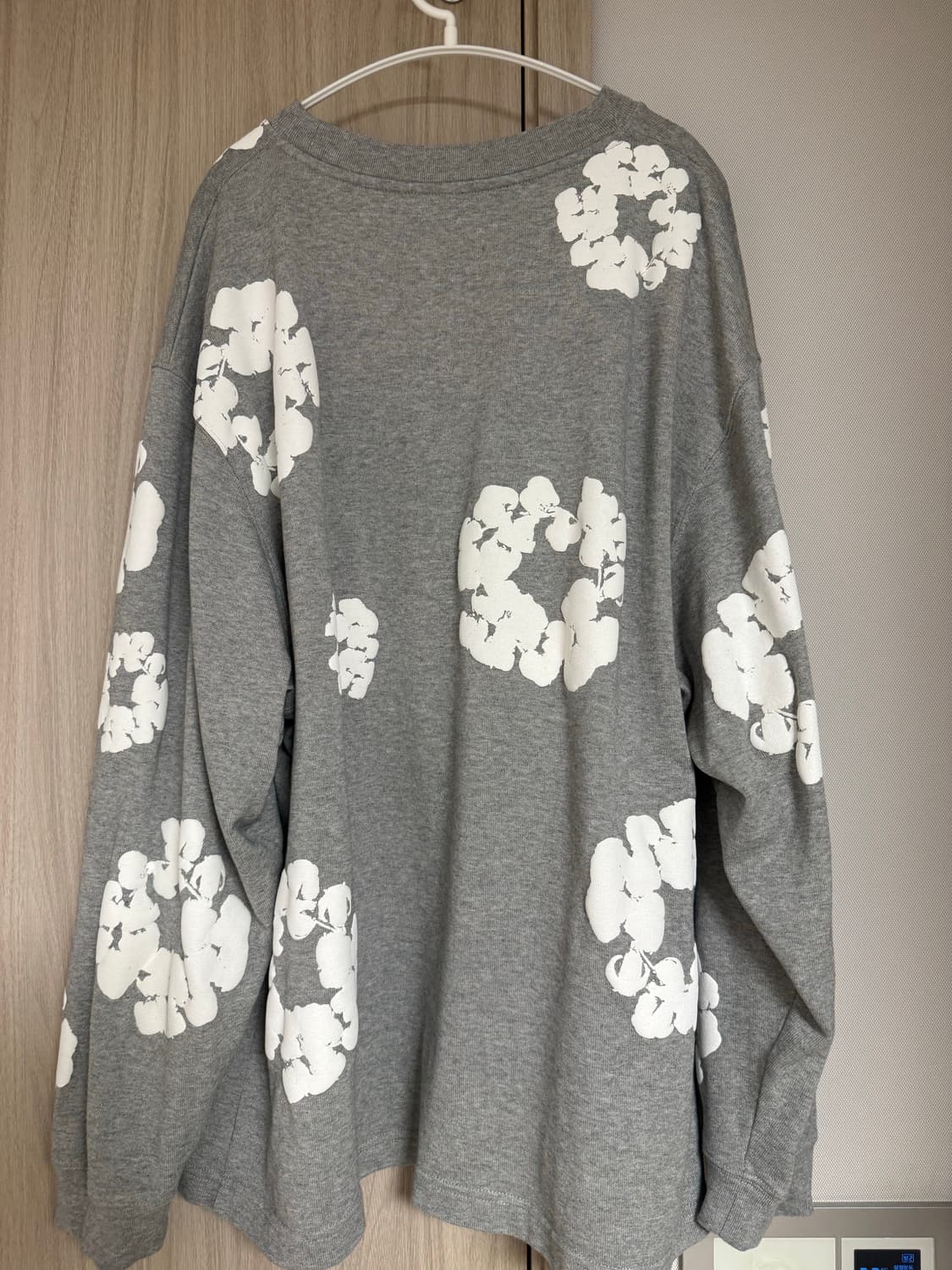 데님티어스 코튼 리쓰 롱슬리브 그레이 xxl 상품이미지2