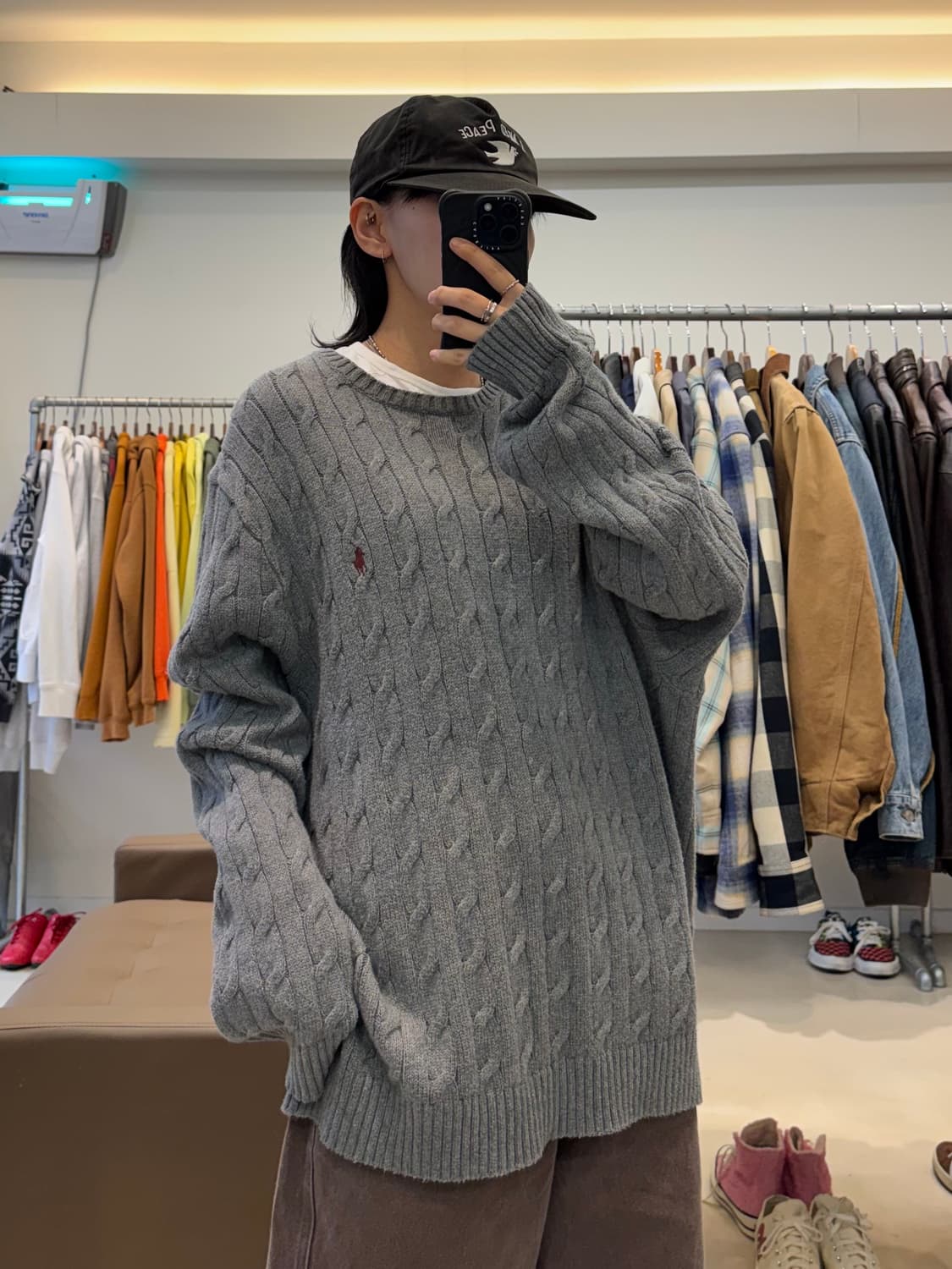 폴로 랄프로렌 꽈배기 니트 상품이미지6