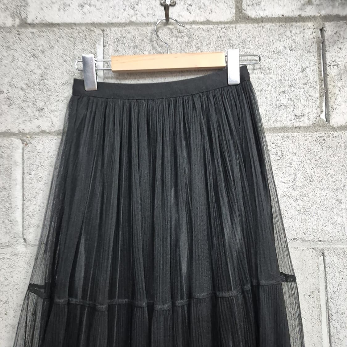 플라스틱아일랜드 블랙샤스커트 상품이미지2