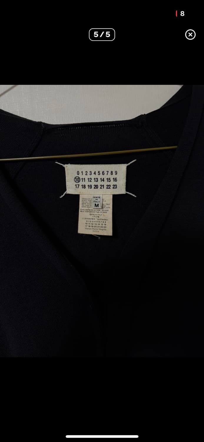 M 메종 마틴 마르지엘라 가디건 블랙 상품이미지5