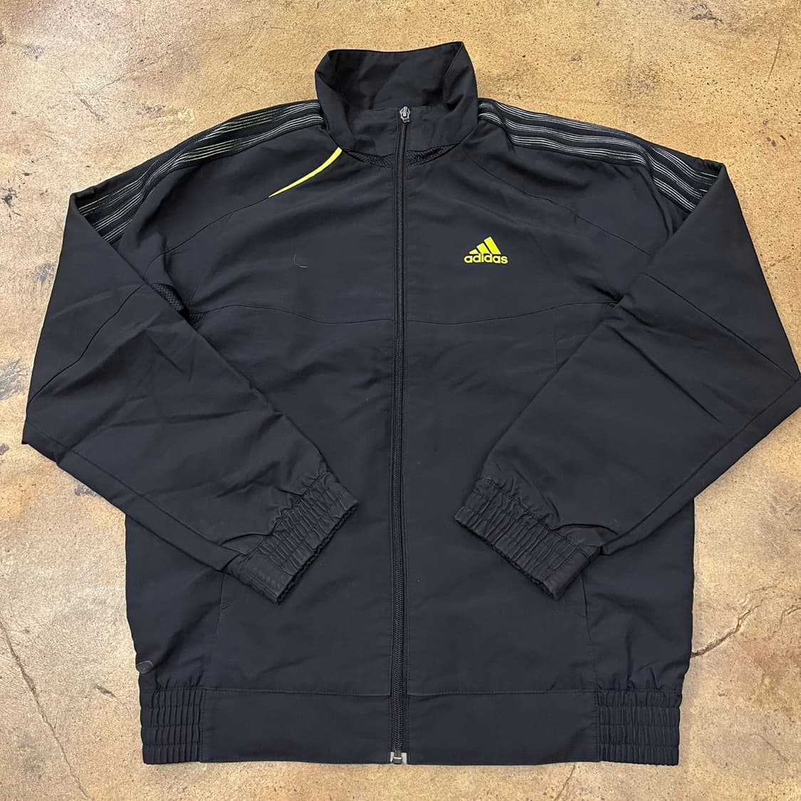 [정품/100] 아디다스 블랙 삼선 트랙탑 져지 b18 상품이미지2