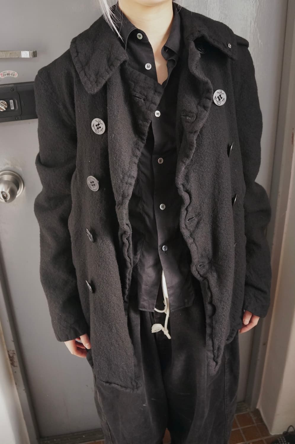 준야 와타나베 07aw 축융 피코트 상품이미지1