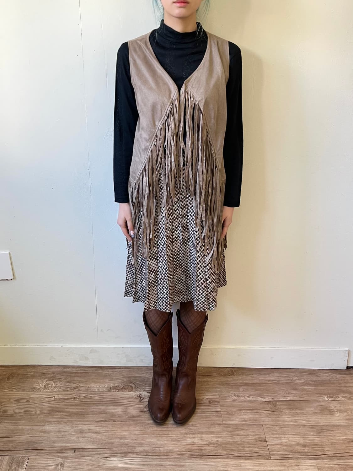 Japan vtg 프린지 웨스턴 베스트 상품이미지8