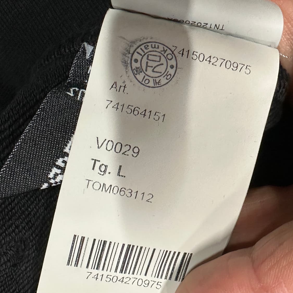 스톤아일랜드 블랙 후드티 L 상품이미지6