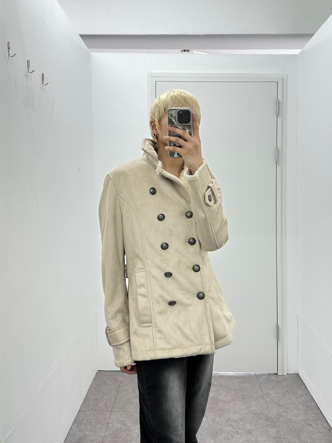 Morgan Homme Napoleon suede double breas 상품이미지9