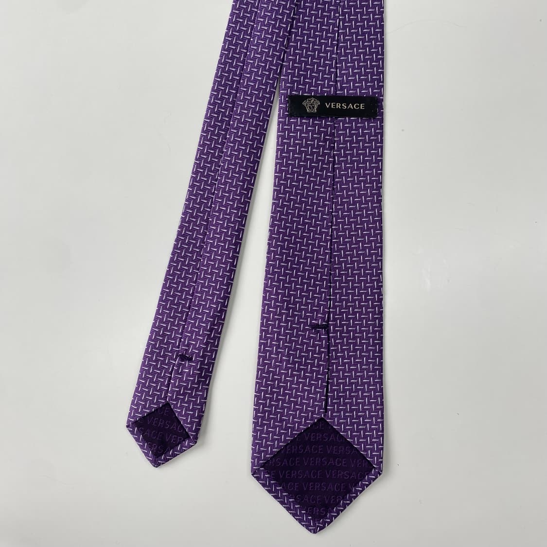 Versace 베르사체 심플로고 정품 명품넥타이 8.3cm 상품이미지3