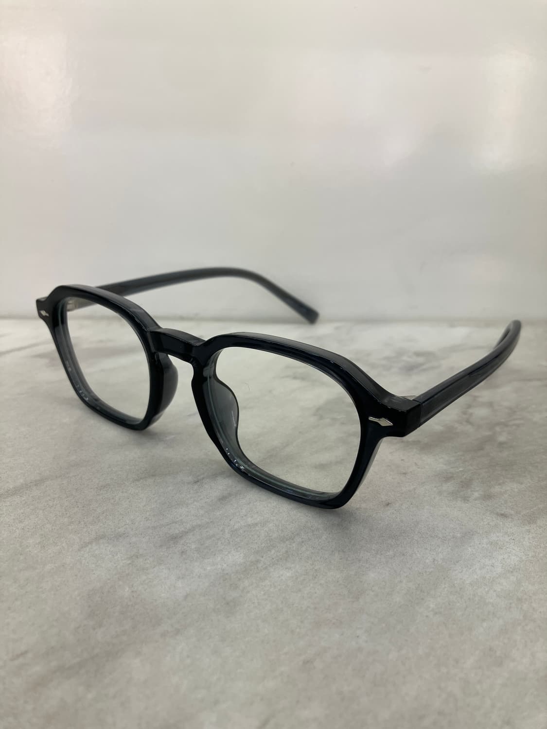 B54 딥그레이 웰링턴 뿔테 안경8650 상품이미지7