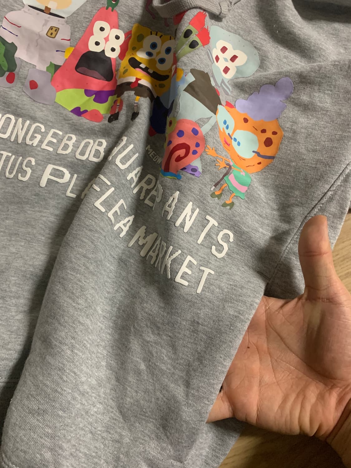 M)uniqlo 유니클로 x 스펀지밥 x CPFM 후드티 상품이미지4