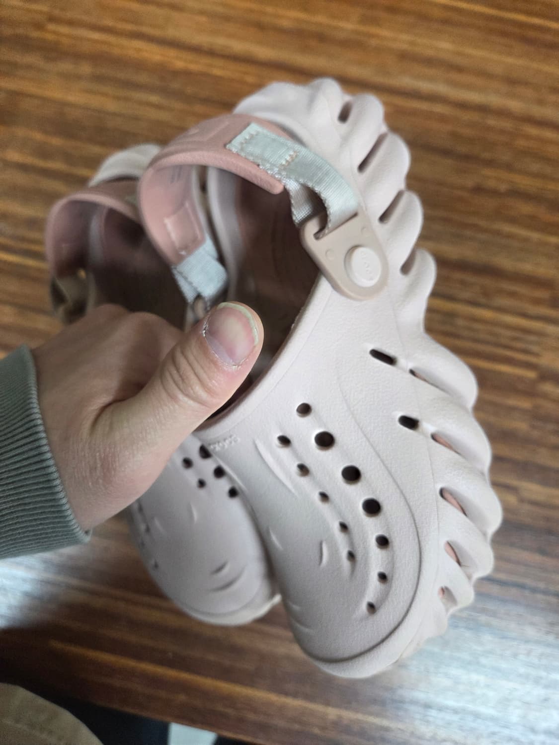 크록스 에코 클로그 핑크 클레이 j3 220 225 상품이미지7