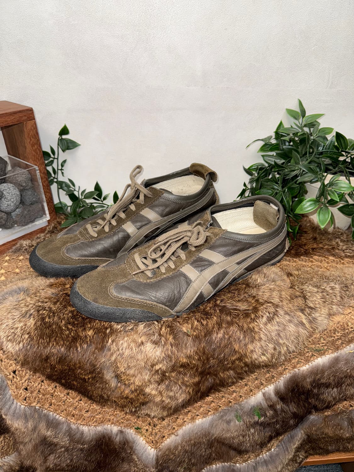 Onitsuka Tiger mexico66 brown sneakers 상품이미지3
