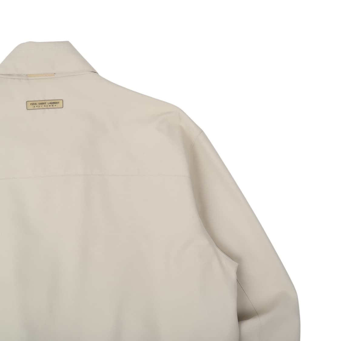 입생로랑 ysl 로고 아이보리 폴리 쉘 자켓 상품이미지6
