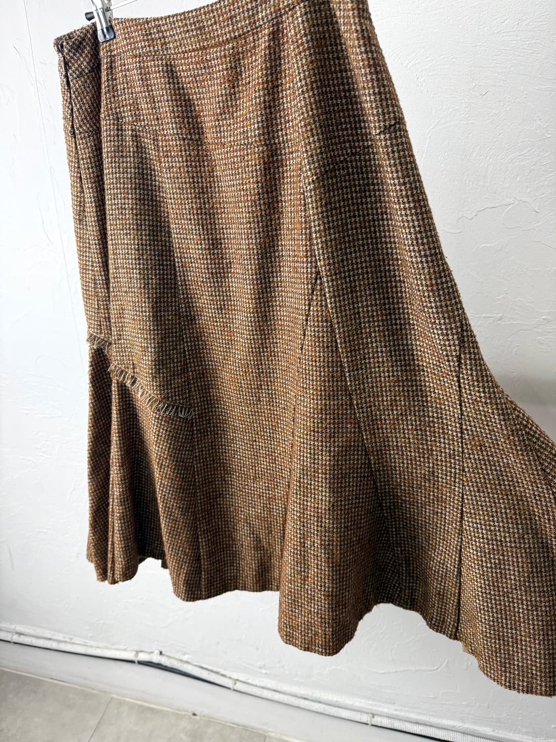 빈티지 절개 울 스커트 상품이미지6