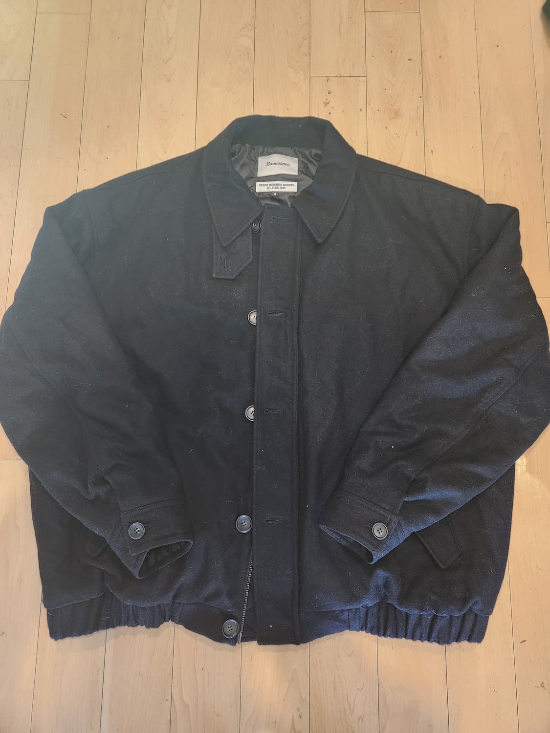 부붐 빅사이즈 시티워커 윈터가드 울 봄버 자켓 3사이즈 상품이미지1