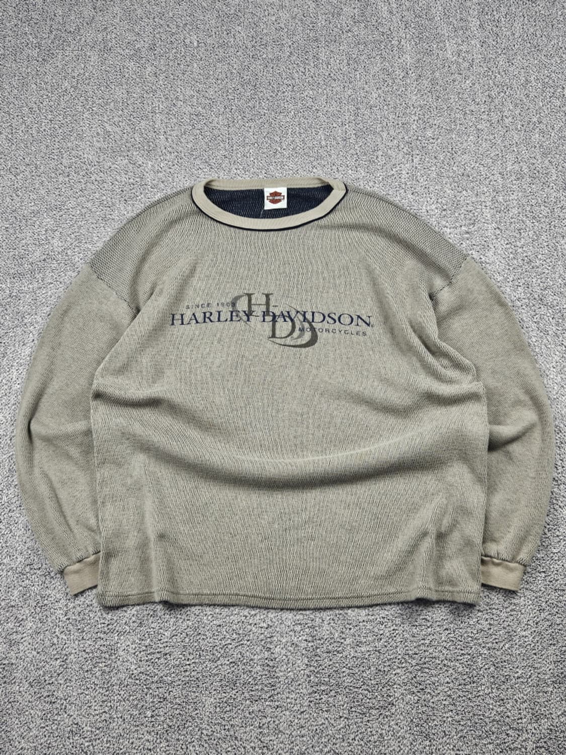USA 할리데이비슨 롱슬리브 니트 맨투맨 ( XL ) / 10239 상품이미지1