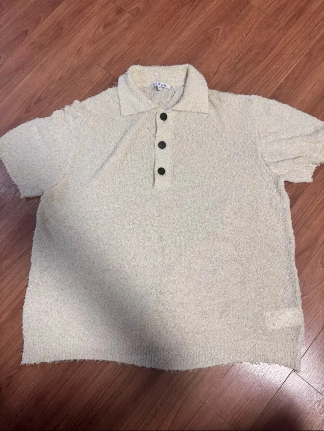 아트이프액츠 tail knit pique 셔츠 (M) 상품이미지1