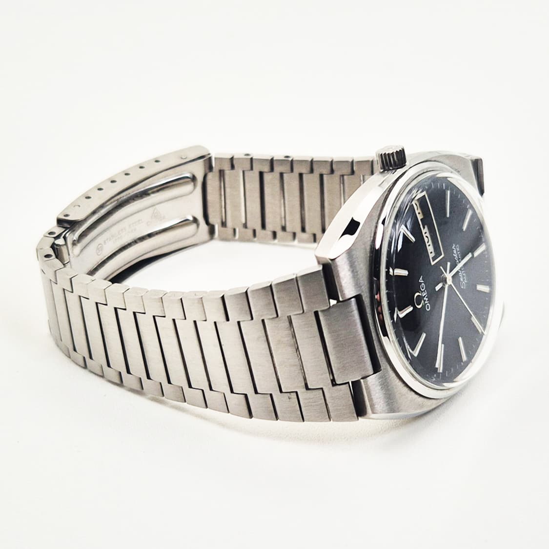 오메가 씨마스터 고구마 오토매틱 빈티지 시계 블랙판 상품이미지7