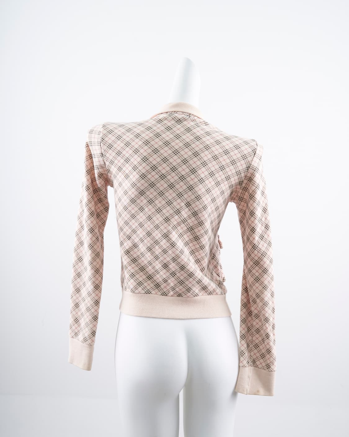 Burberry 블루라벨 핑크 노바체크 집업 상품이미지2