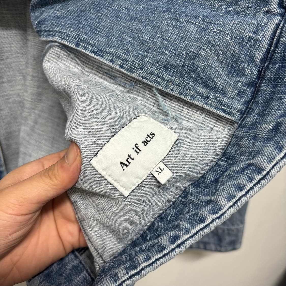 아트이프액츠 데님 투웨이 자켓 상품이미지4