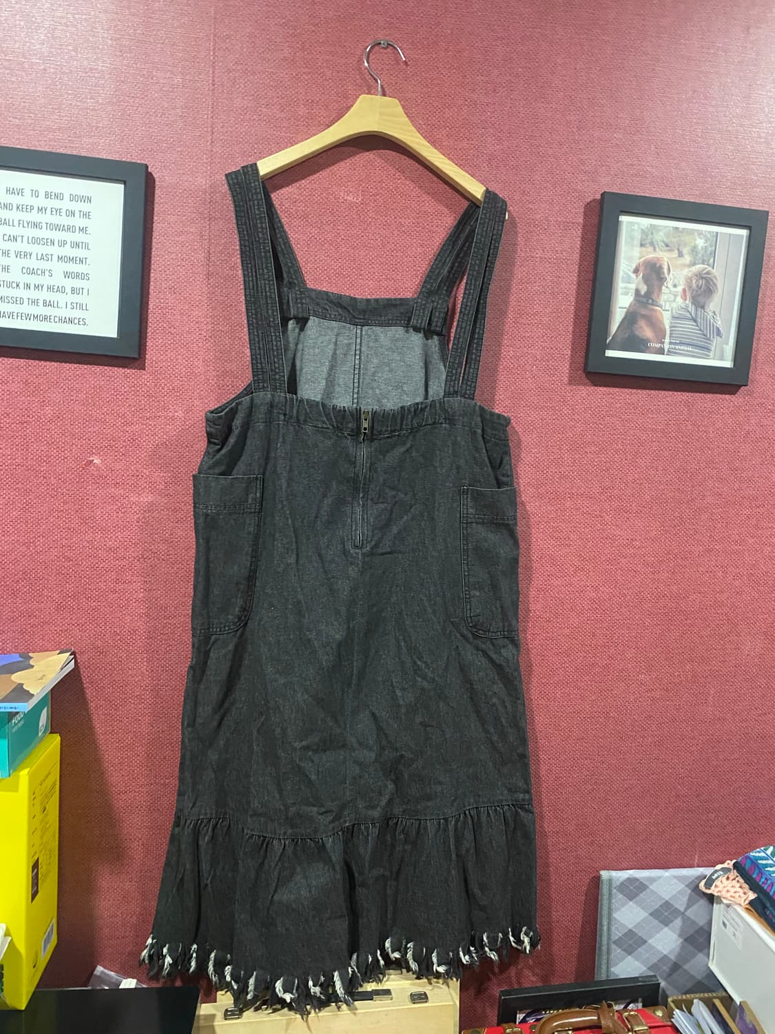 데님 멜빵 원피스 상품이미지5