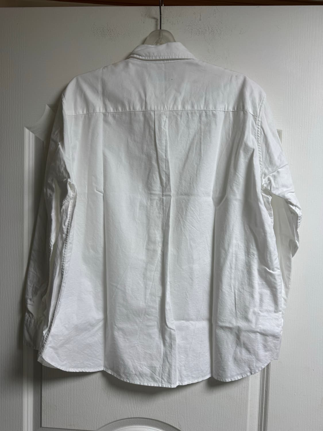 탑텐 여성 옥스포드 루즈핏 셔츠 - 화이트 90 S사이즈  상품이미지4