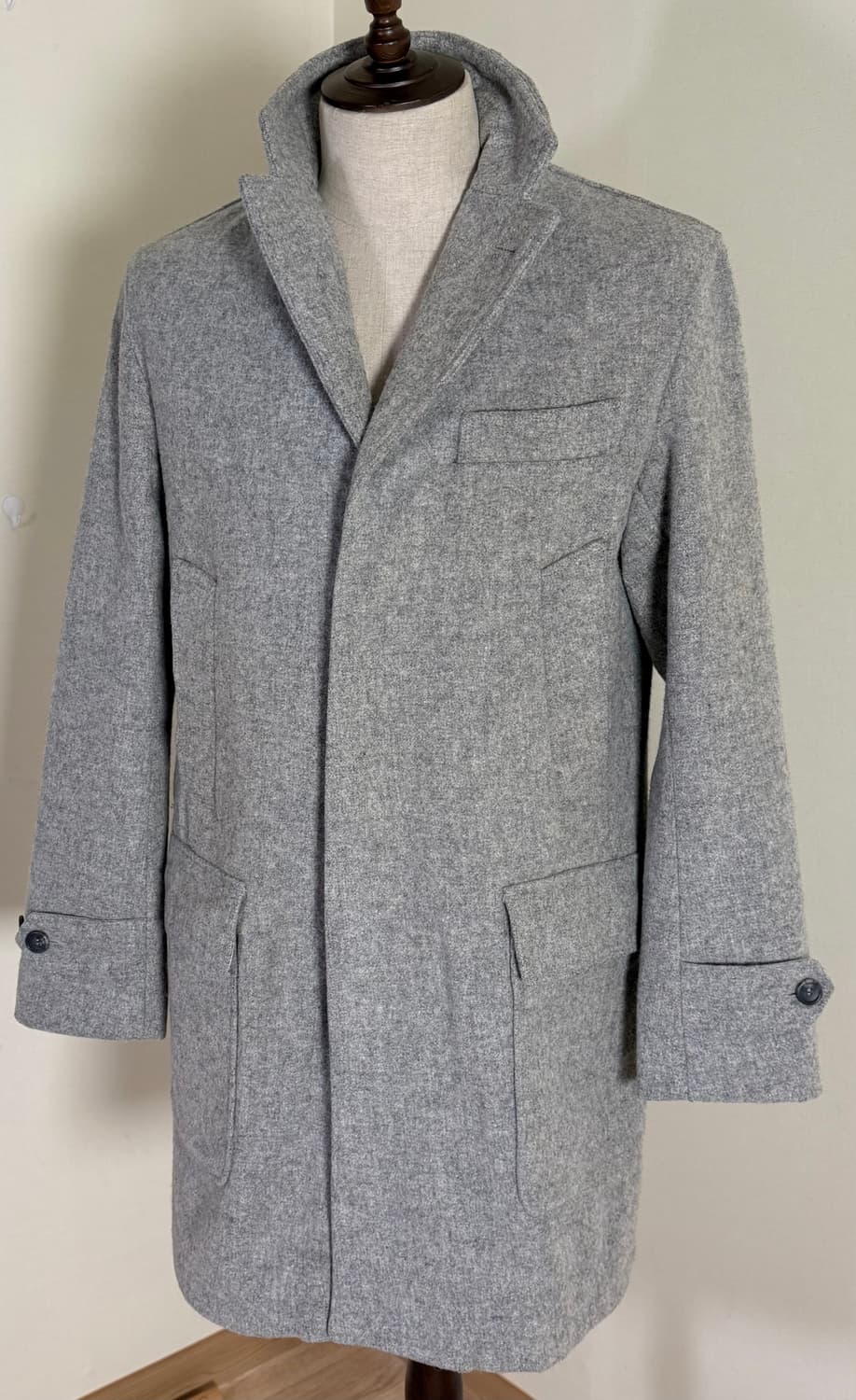 Engineered Garments 울 코트 그레이 S (Made in  상품이미지1