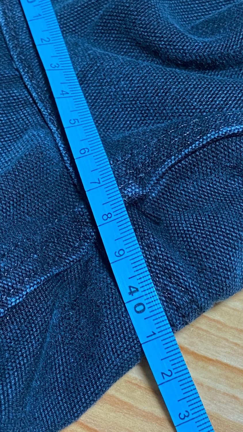 칼하트 B01 BLK 더블니 카펜터 팬츠 48x30 상품이미지7