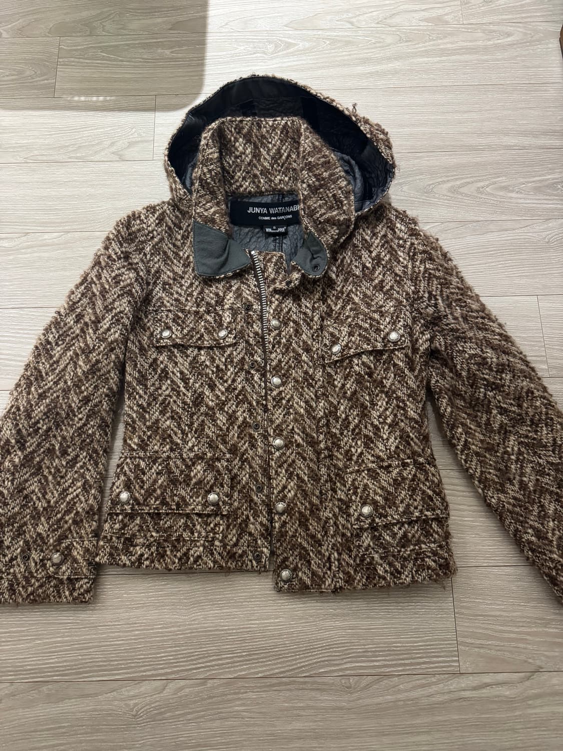 준야와타나베 x 꼼데가르송 후드 자켓 상품이미지1