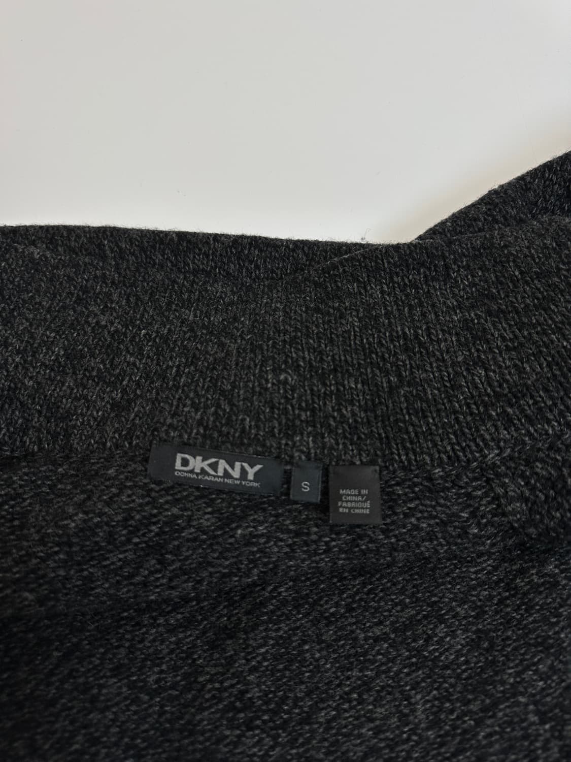 DKNY 오버핏 그레이 포켓 터틀넥 가디건 s 상품이미지5