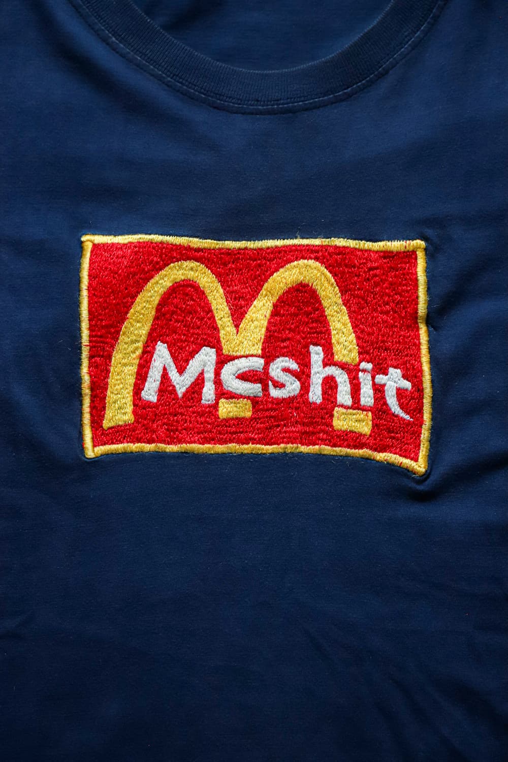 빈티지 90’s Mcshit 맥도날드 패러디 티셔츠 L 상품이미지4