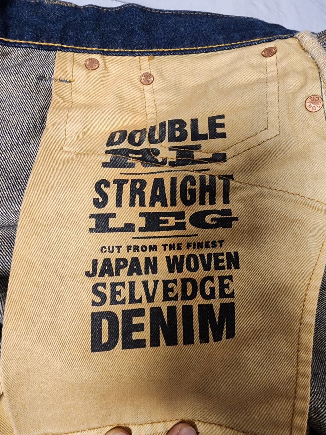 (34)더블알엘(rrl) 원스워시 스트레이트핏 셀비지 데님 상품이미지6