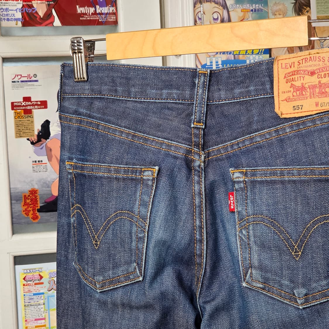 리바이스 557 진청 부츠컷 데님 팬츠 상품이미지2