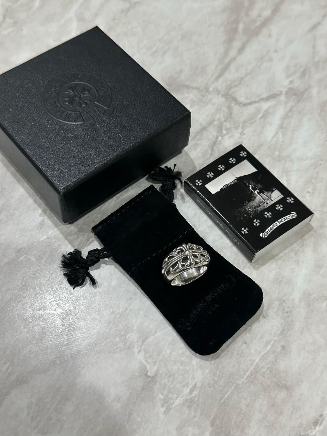 크롬하츠 플로랄 크로스링 (US9/국내18호) 상품이미지3