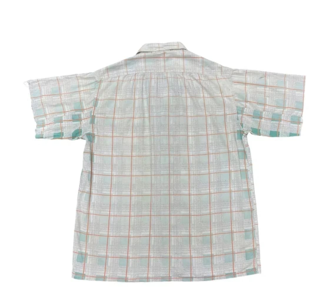 40년대 빈티지 USA 선페이드 셔츠 선페이딩 디스트레스드 상품이미지8