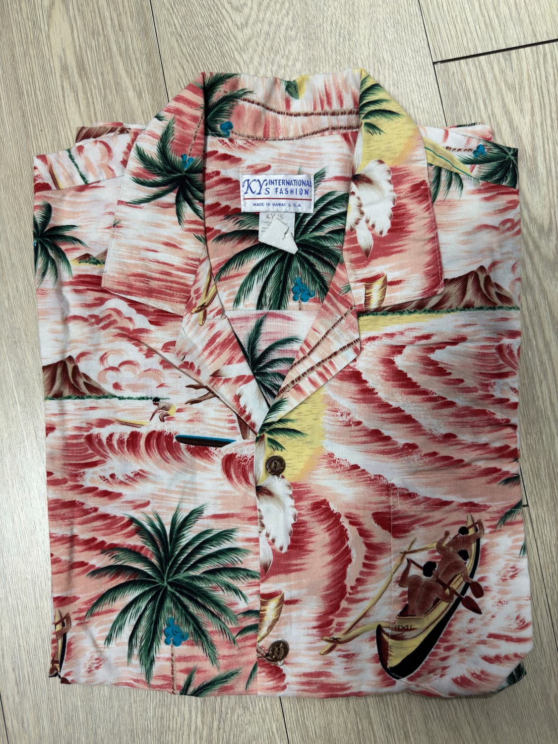 90s KY's 인터내셔널 하와이안 셔츠 하와이제 미국제 상품이미지1
