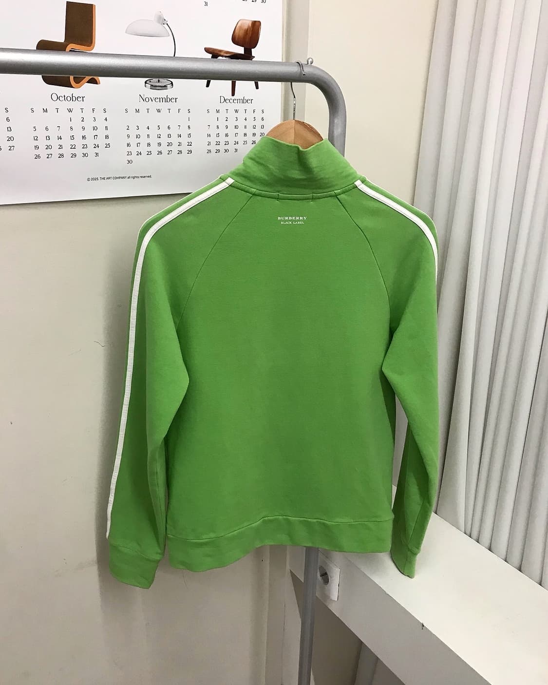 버버리 로고 패치 저지 집업 상품이미지3