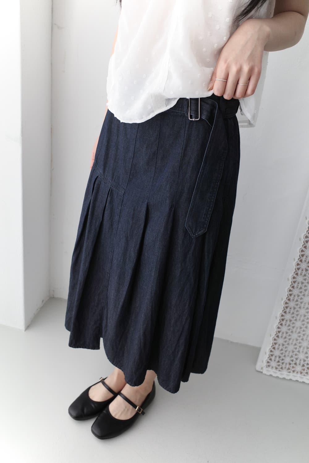 uniqloXJWanderson) pleats skirt 상품이미지1