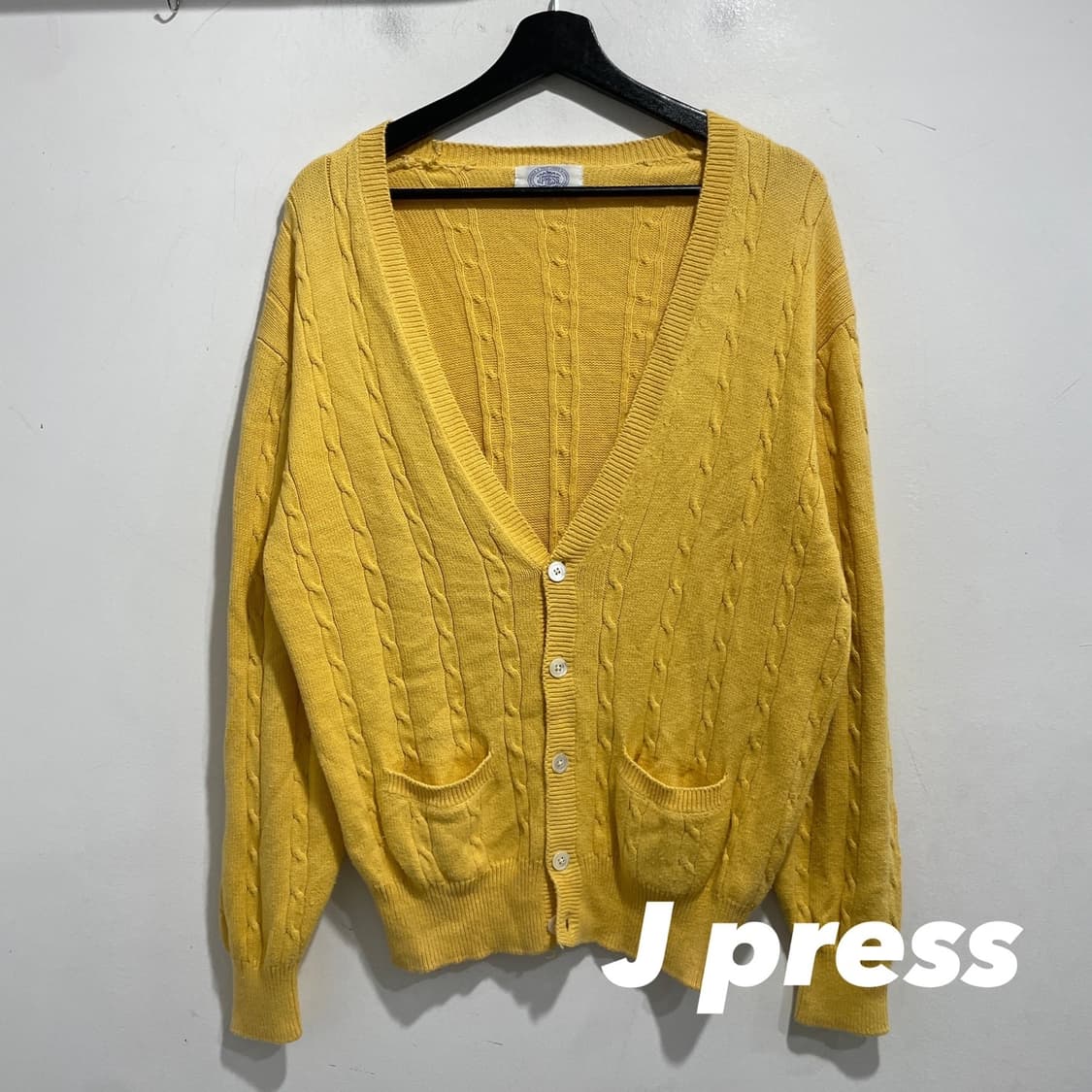 제이프레스 케이블 니트 가디건 상품이미지1